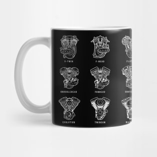 Evolution engine motorcycle Mug